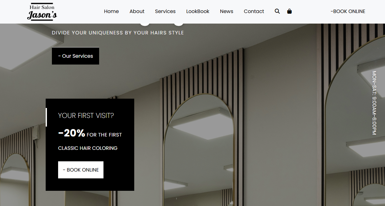 Salon site